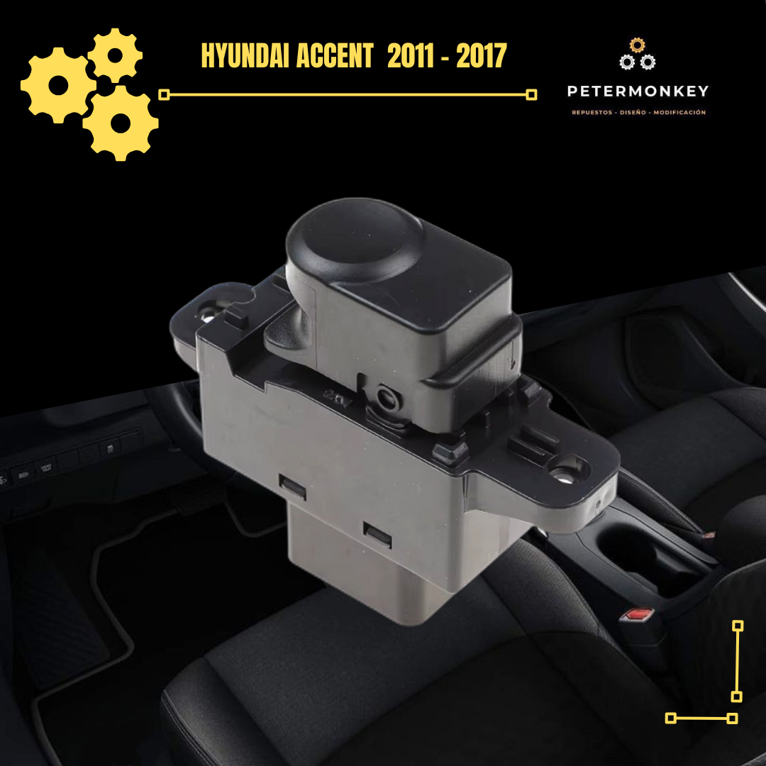 Botonera - Alzavidrio Hyundai Accent Individual 2011 - 2017